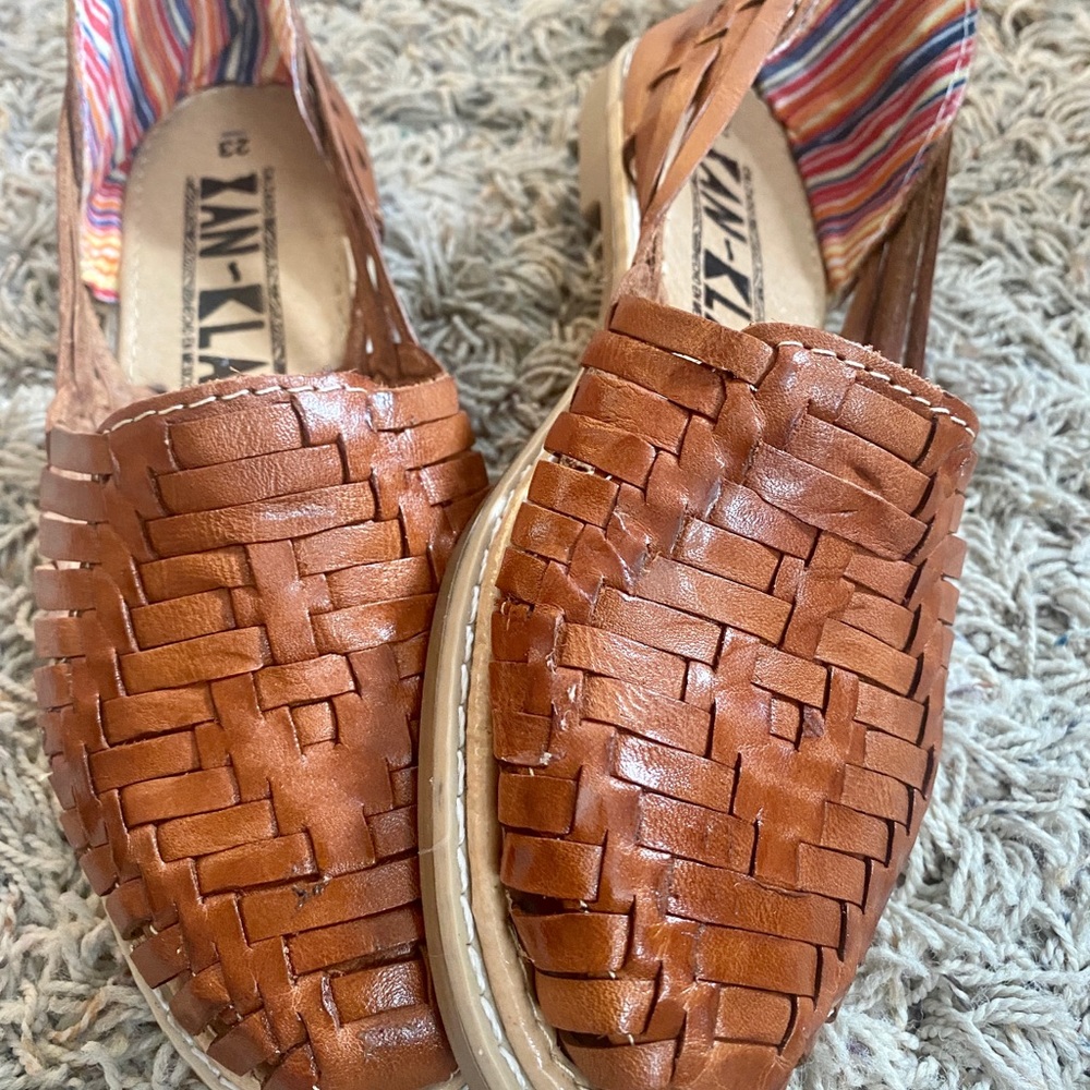 Mexican Huaraches Sandals Brown, for women